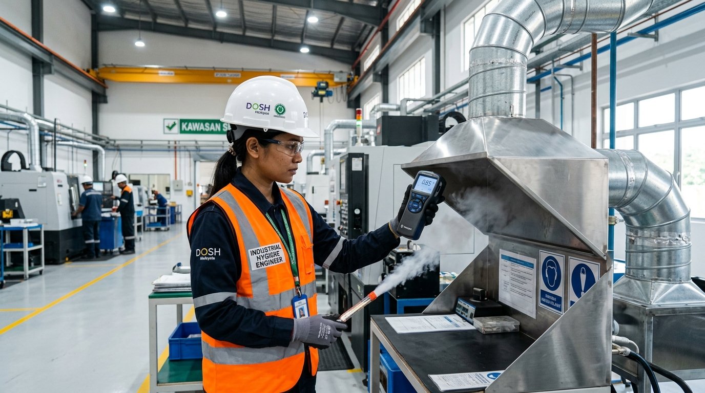 DOSH LEV Inspection with Digital Anemometer